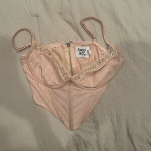 Princess Polly Light Pink Bustier Top